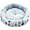 White, variant on Arcticice 14in Round Cat Beds for Indoor Cats Small Dog Bed, Washable Soft Plush Calming Pet Bed for Kittens Puppy, Blue