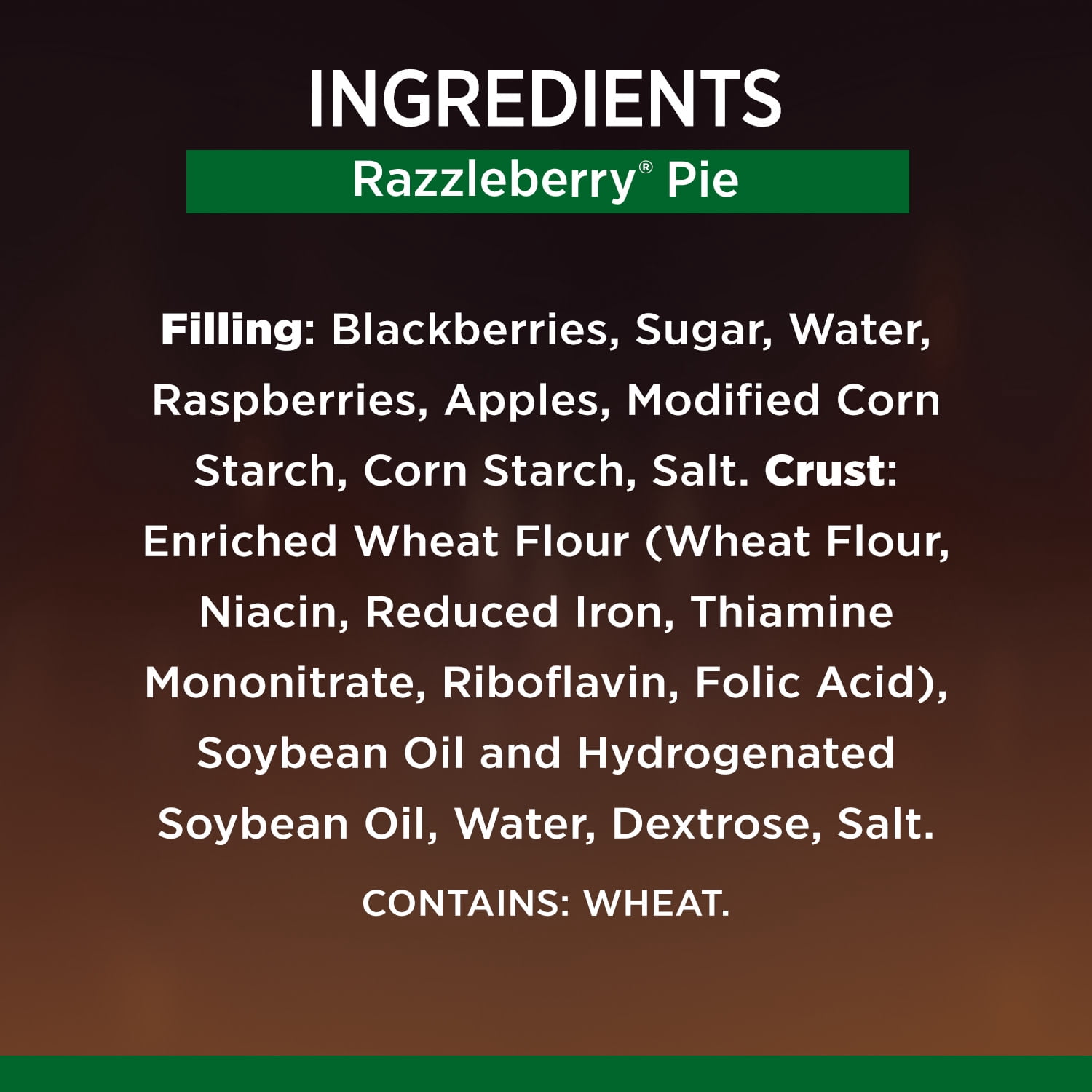 Marie Callender's Razzleberry Fruit Pie, Ready to Bake Frozen Dessert, 40 oz.