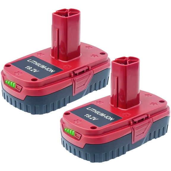 FSKE Replacement for Craftsman 19.2V Battery Lithium ion C3 11375 11376 130279005 1323903 130211004 130279003 130279017 Tools 3500mah 2 Packs