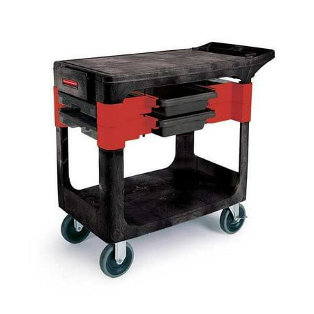

Rubbermaid Trade Cart/Service Bench 38 In. L Black