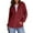 Wine #4, variant on Kixjoy Dark Purple Hoodies for Women Zip Up Plus Size Long Sleeve Hoodies Lightweight Winter Hooded Sweatshirts Fashion Soild Loose Fit Jackets for Women with Pockets, Dark Purple XL