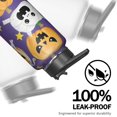 thumbnail image 5 of Halloween Spider Full Moon 40oz Water Bottle, Gothic Pumpkin Skull Ghost Bat Witch Stainless Steel Cup, Spooky Holiday Gift for Women Men Adults Teens, 5 of 6