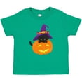 thumbnail image 3 of Inktastic Halloween Cat, Black Cat, Witch Hat, Pumpkin Boys or Girls Baby T-Shirt, 3 of 5