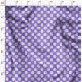 thumbnail image 3 of Soimoi Tissu Crêpe polyester Violet Imprimé Floral Rose au Mètre 52 Pouces de Large, 3 of 6