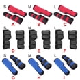 thumbnail image 2 of 2 Pieces Pet Leg Protectors Recovery Adjustable Hock Support Adjustable Sleeves Knee Pads Support Protection Stability Licking-proof Wraps Small Medium Black S, 2 of 8