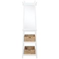 thumbnail image 1 of Powell D1278A19W Jalen Rotating Dressing Mirror Coat Rack, White, 1 of 1