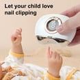 thumbnail image 6 of Electric Nail Clipper for Seniors & Adults - 2-in-1 Automatic Toenail & Fingernail Trimmer with 3 Speeds, LED Light, Portable, Rechargeable USB Type-C, Safe, Anti-Mess Design, Easy Makeup Organizers, 6 of 9