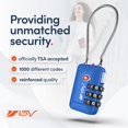 thumbnail image 2 of Combinación Prepara tu Propia de Travel Lock BV aceptada por la TSA (paquete de 2), 2 of 6