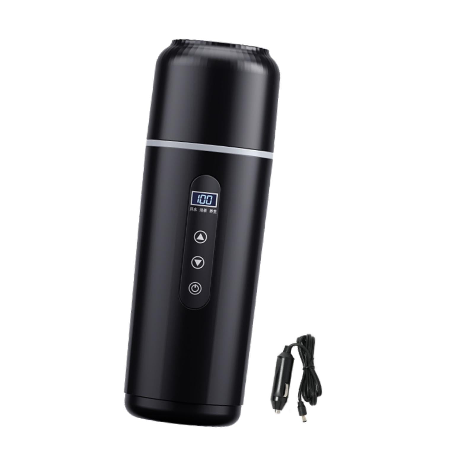 Fiocias Car Heating Travel Cup Car Electric Kettle Car Cup Warmer 12V/24V Car Heated Mug Style A