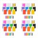 thumbnail image 1 of 4000 Piezas Pulseras de Papel Pulseras de NeóN Impermeables Pulseras para Eventos Adecuado para Fiestas, Pulseras (10 Colores), 1 of 5