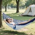 thumbnail image 6 of Hanging Hammock Portable Travel Camping For Outdooor Beach Camping Hiking White Polar Bear, 6 of 8
