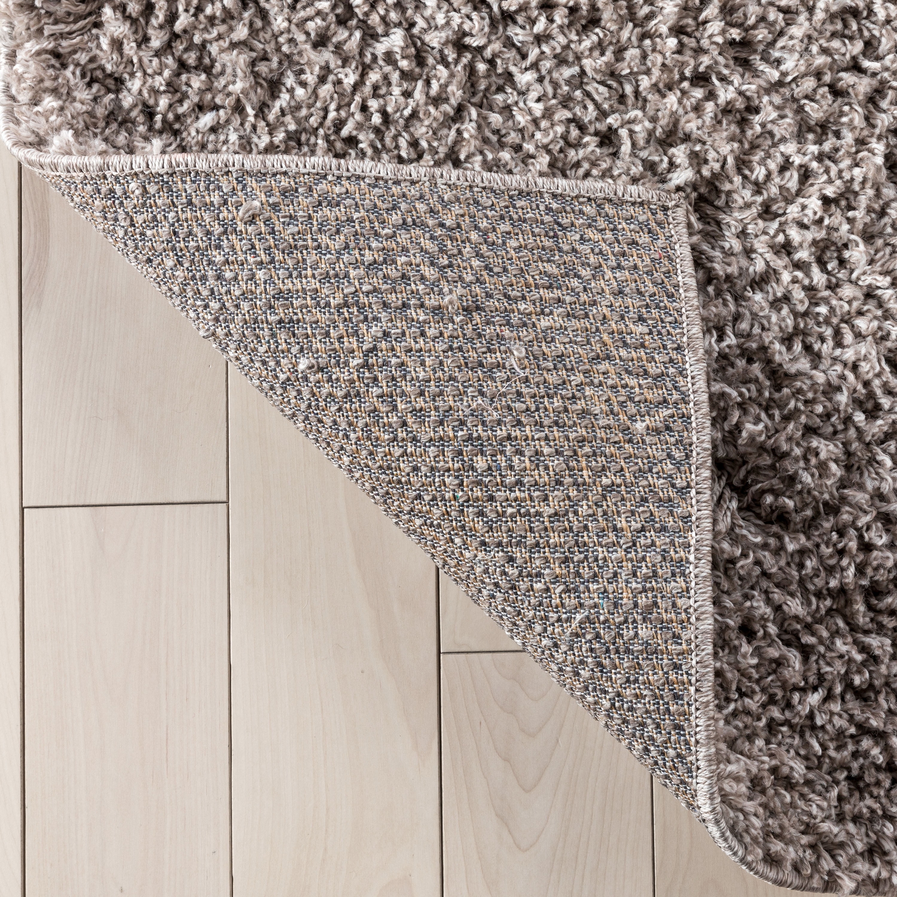 Well Woven Elle Basics Emerson Modern Textured Beige / Grey 2'7" x 9'6" Runner Rug