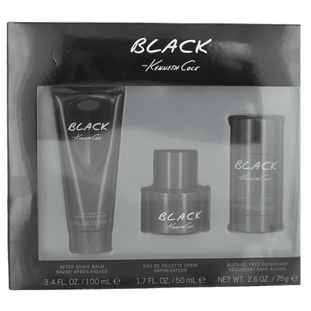 Black By Kenneth Cole For Men Set: EDT 1.7oz + After Shave Balm 3.4oz ...
