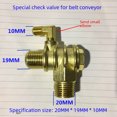 thumbnail image 2 of Pure Copper 3-Way Check Valve for Dafeng 65 Belt-Driven Air Compressor (0.36/0.6), Premium Compressor Accessory with 1/2*1/2*1/8 Inch Internal Threads, Bi-Directional Flow Control, Easy Installation, 2 of 5
