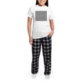thumbnail image 5 of CafePress - 100 Cows Black Women's Light Pajamas - Women's Short Sleeve Print T-Shirt and Pants Light Cotton Pajama Set, 5 of 7