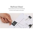 thumbnail image 4 of Coofficer Clips Para Carpetas Extra Grandes, Abrazaderas De Papel Grandes De 2 Pulgadas (Paquete De 24) Para Suministros De Oficina, Color Negro, 4 of 5