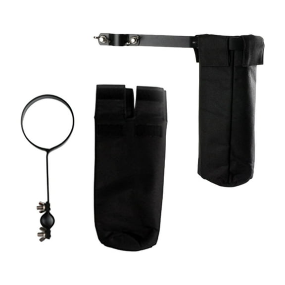 MERIGLARE Drumstick Bag Pouch, Thickened Portable Drumstick Holder Oxford Cloth for Cymbal Stand, Tubular Drum Hardware Music Festivals