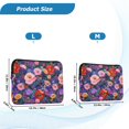 thumbnail image 4 of FORMRS 13-13.3 inch Laptop Sleeve Case Soft Carrying Quilted Computer Bag Cover, Beautiful Floral Pattern, 4 of 7