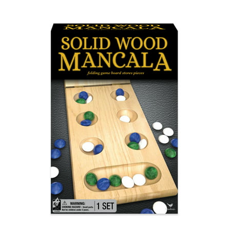 Solid Wood Folding Mancala Strategy Game (Best Strategy Mobile Games 2019)