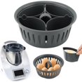 thumbnail image 1 of Cuiseur à œufs 2 en 1 - Support à œufs - Pocheuse - Accessoires Thermomix - Cuiseur à œufs - Accessoires pour robot culinaire pour 4 œufs pochés et 6 œufs durs - Sans BPA, 1 of 5