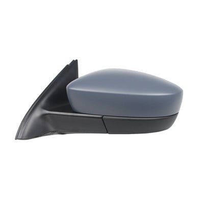 Unpainted Driver Side Door Mirror Without Blind Spot Detection 128-10521 