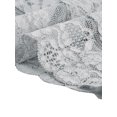 thumbnail image 5 of Top de Encaje Floral Transparente Allegra K Elegante Para Mujer Gris claro XL, 5 of 5