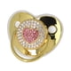 thumbnail image 1 of Chupete Para Recién Nacido, Chupete De Silicona, Uso Exquisito, Cómodo, Conjunto De Chupetes Con Forma De Corazón Para Bebés, 1 of 7