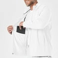 thumbnail image 2 of Wink Knits and Layers Men's Fleece Full Zip Jacket, White, 2X, 2 of 9