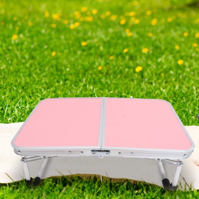Nestingho Folding Patio Table Foldable Desk Portable Aluminum Alloy 1Pack