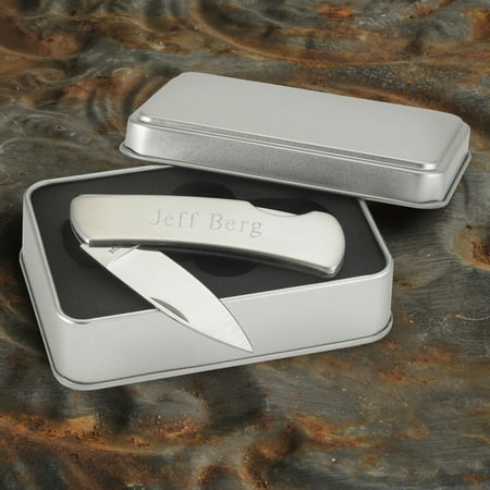 Personalized Stainless Steel Lock-Back Knife