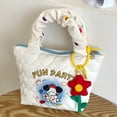 thumbnail image 1 of Bolso Bento para mujer, fiambrera suave con cremallera, patrón de cachorro, bolso diario para niñas FLhrweasw Nuevo, 1 of 7