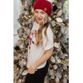 thumbnail image 6 of Women's White Cute Father Christmas Printed Casual T-Shirt for Holiday Fun - [ZhiHiMeRi] | (US 20-22)2XL, 6 of 8