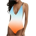 thumbnail image 4 of Birdeem Women Fasion Bikini Print Strappy Back Set Swimsuits Plus Size Bathing Suits Tankinis Swimwear, 4 of 9
