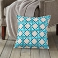 thumbnail image 2 of Greendale Home Fashions 20" x 20" Turquoise Cane Cotton Canvas Decorative Pillow, 2 of 4