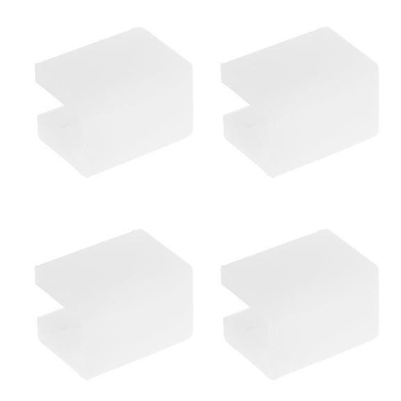 LULULION 4pcs Furniture Protection Silicone Corner Protectors Transparent for Child Safety in Home