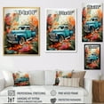 thumbnail image 4 of Designart "Tropical Legends of Pickup Truck" Pickup Truck Floater Framed Wall Decor, 4 of 7