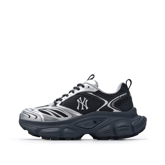 MLB Gagnant Chunky New York Yankees Noir Unisexe Chaussures de Course