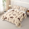 thumbnail image 3 of Homewish Bohemian Western Cowboy Twin Quilt Set,Desert Plant Cactus Twin Coverlet Set,2 Pieces, 3 of 7