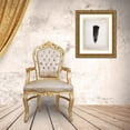 thumbnail image 3 of Van Swearingen, Debra 26x32 Gold Ornate Wood Framed with Double Matting Museum Art Print Titled - Feather III BW, 3 of 4