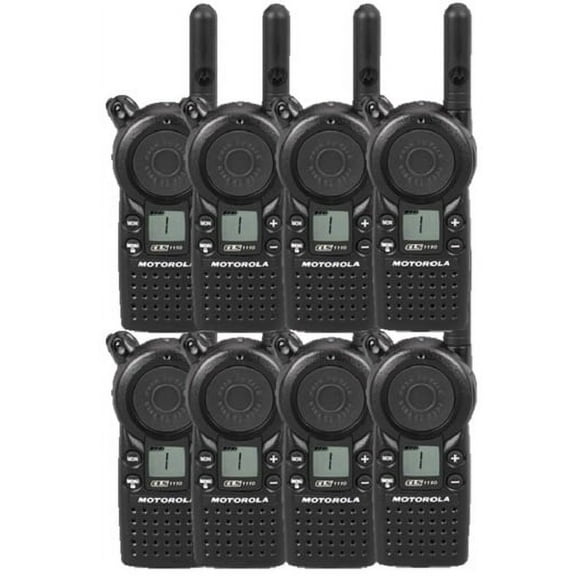 Motorola CLS1110 8 Pack Radio Bundle