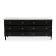 thumbnail image 2 of Moe's Home Collection Eleanor 6 Drawer Dresser Black, 2 of 6