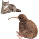 thumbnail image 5 of Felpa, 12 cm Simulación Kiwi Bird Muñeco de peluche Decoración de escritorio para el hogar Regalo para niños Animal de peluche peludo ultra suave Regalos de felpa para niños (marrón), 5 of 5