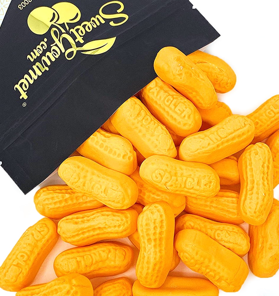 SweetGourmet Orange Circus Peanuts Marshmallow | Spangler Retro Candy | 1 Pound
