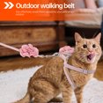 thumbnail image 4 of OUNONA Laisse pour Chat pour la Course avec Harnais pour Chat Ajustable Rose 1 Pcs, 4 of 5