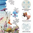 thumbnail image 4 of Puzzle LZLHDE Flowers 1000 piezas para adultos con letras, 4 of 8