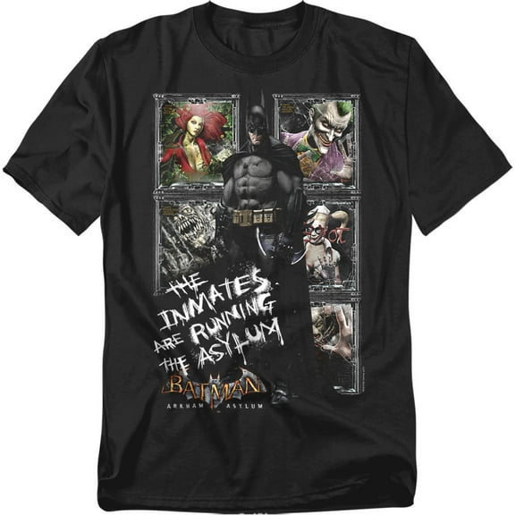 Batman Aa T-Shirt Running The Asylum Unisex Graphic Tee For Men & Women