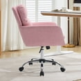 thumbnail image 5 of New Home Office Desk Chair :Ergonomic Computer Chair with Lumbar Support Adjustable Height Rolling Swivel Executive Task Armrests Chair, Pink, 5 of 9