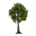 thumbnail image 1 of Árboles en miniatura para maquetas de trenes, paisajes arquitectónicos, árboles artificiales realistas para construir maquetas, paisajes y manualidades Árbol verde con frutos amarillos, 1 of 8