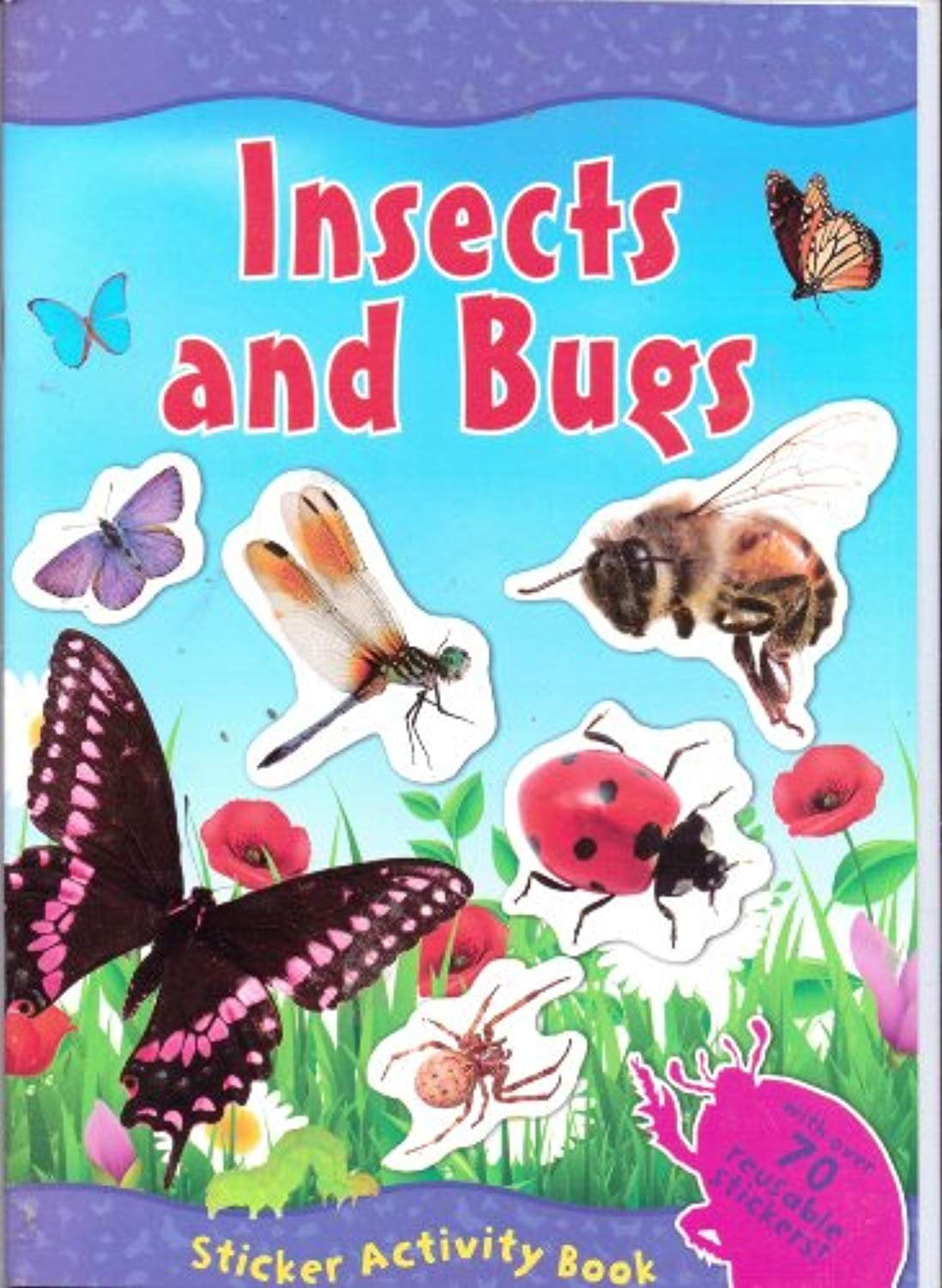 insects or animal sticker books 700 stickers **school project*crafts* rewards* 