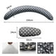 thumbnail image 2 of Chilling Home Almohadas de lactancia de cuerpo completo, almohada para embarazo, maternidad, mujeres embarazadas imprescindibles para dormir con funda extraíble, gris, 2 of 5